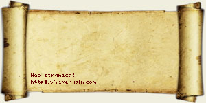 Janko Pena vizit kartica